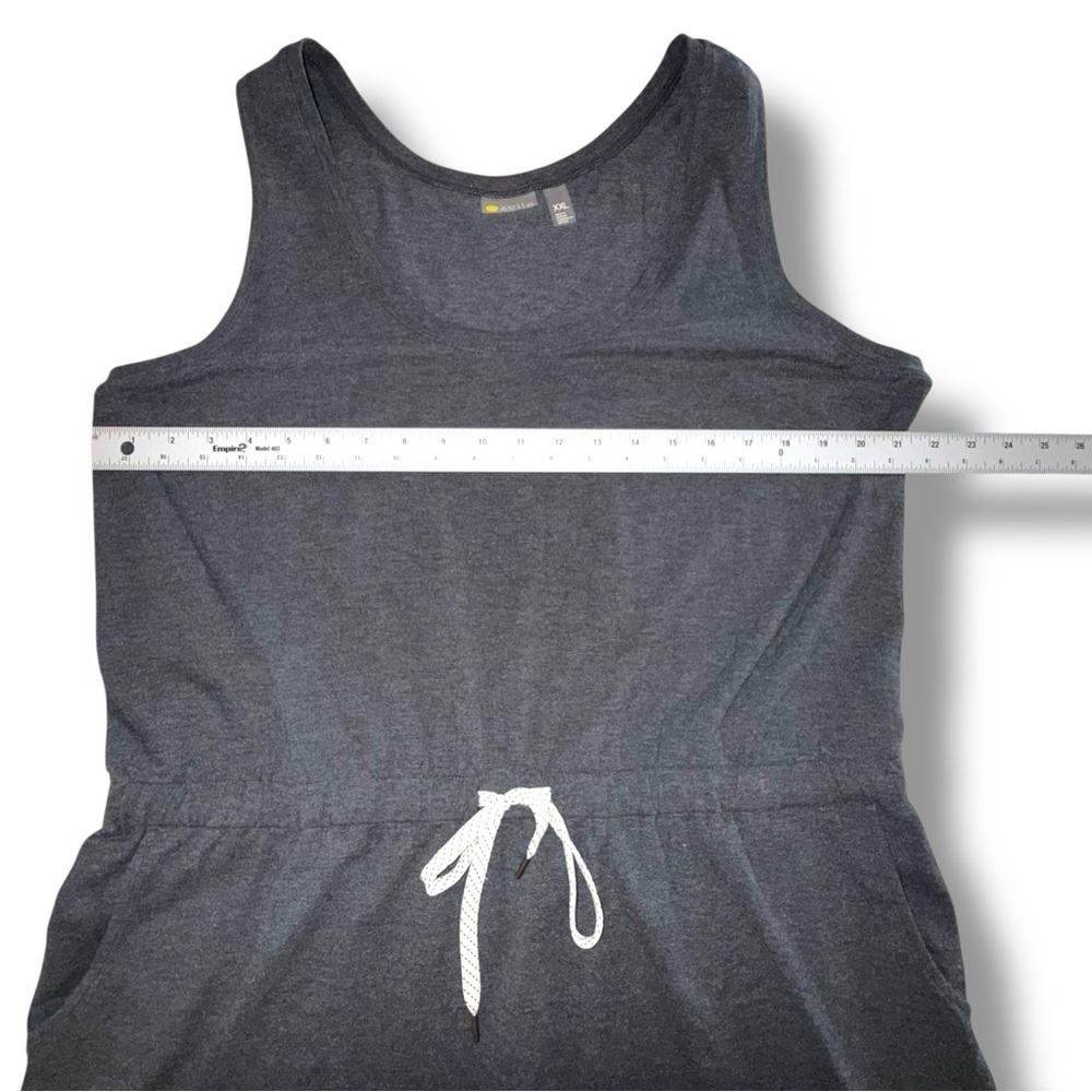 ZELLA Gwen Ponte Knit Tank Dress - Grey Dark Heather XXL - Picture 8 of 12